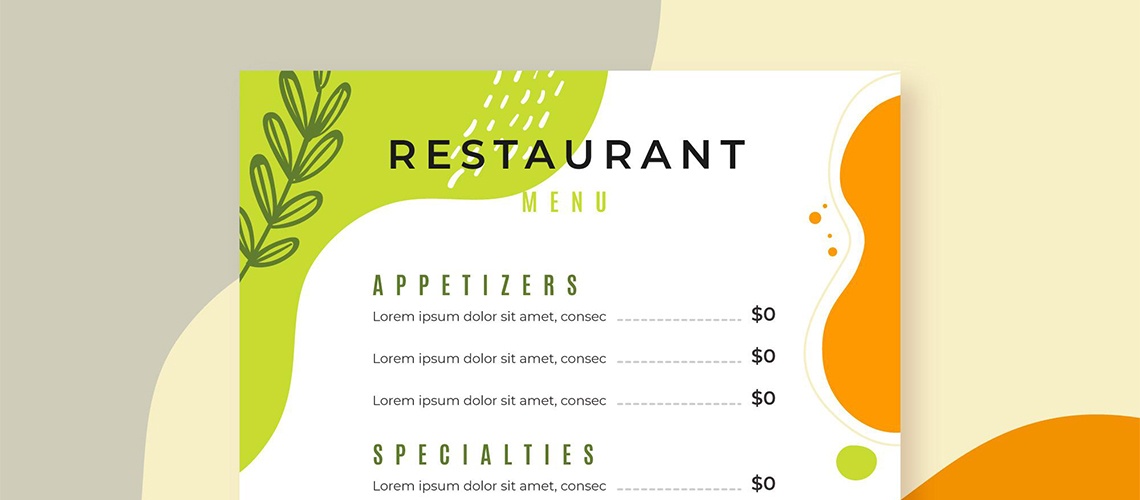 Menu-Design