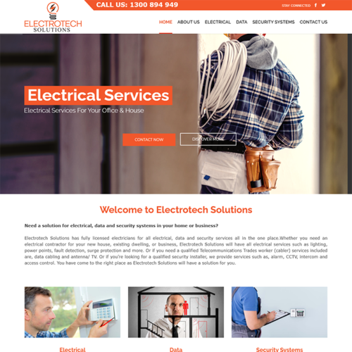 Electrotech Solutions | Graphic Design | Website | Printing | E ...